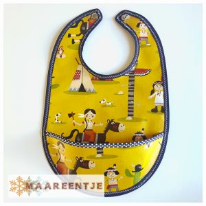 Slabber met opvangbakje, tafelzeil