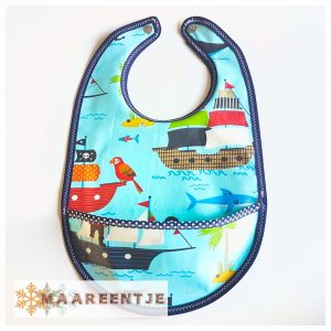 Slabber met opvangbakje, tafelzeil