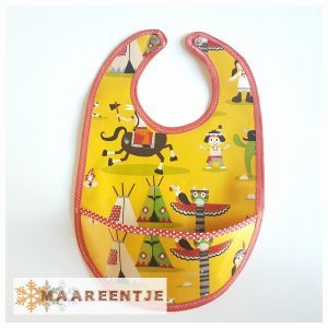 Slabber met opvangbakje, tafelzeil