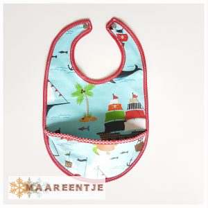 Slabber met opvangbakje, tafelzeil